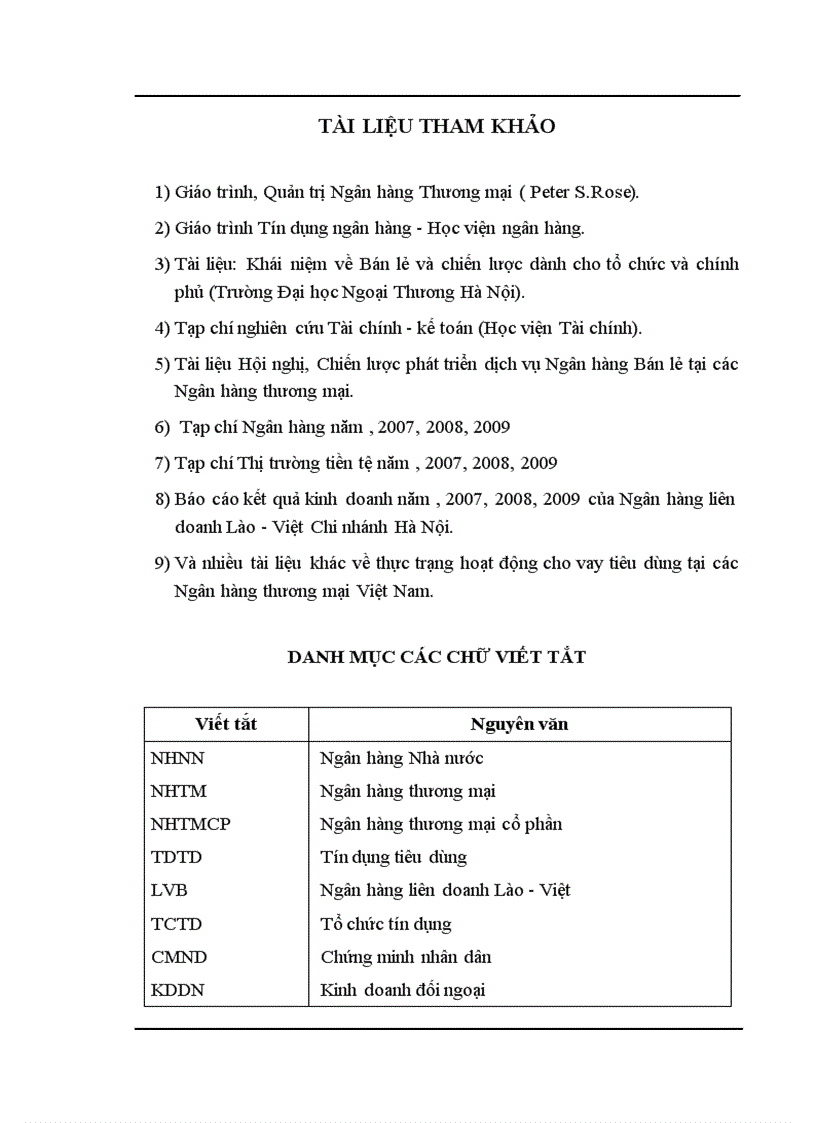 image for page Giải pháp mở rộng cho vay tiêu dùng tại Ngân hàng liên doanh Lào Việt Chi nhánh Hà Nội 1