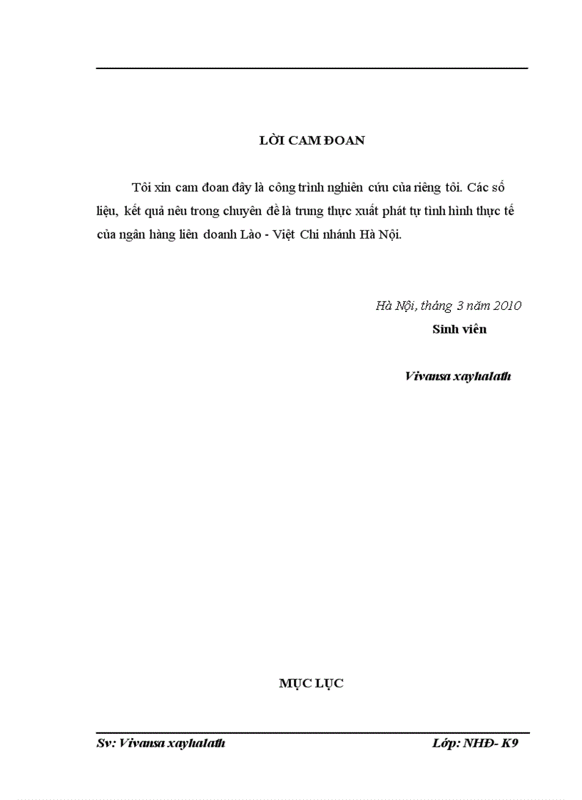 image for page Giải pháp mở rộng cho vay tiêu dùng tại Ngân hàng liên doanh Lào Việt Chi nhánh Hà Nội 1