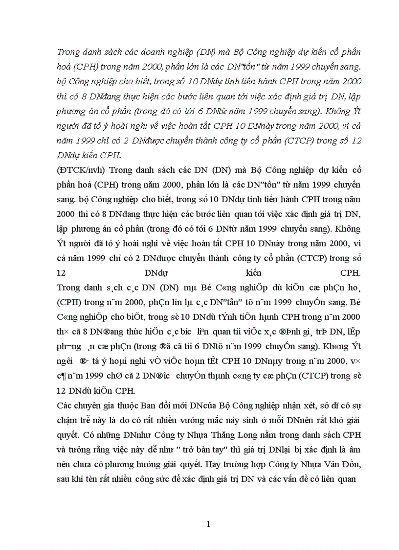 image for page Phân tích thực trạng của việc cổ phần hoá doanh nghiệp nhà nước 1