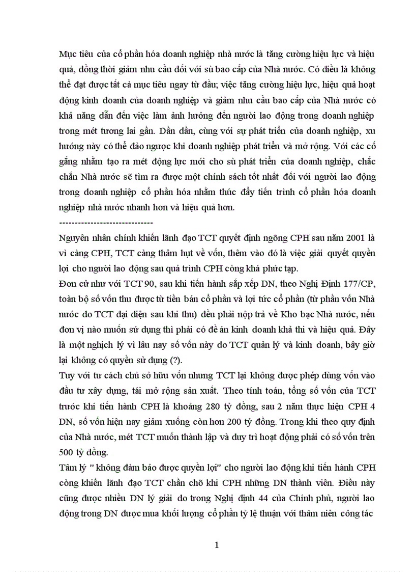 image for page Phân tích thực trạng của việc cổ phần hoá doanh nghiệp nhà nước 1