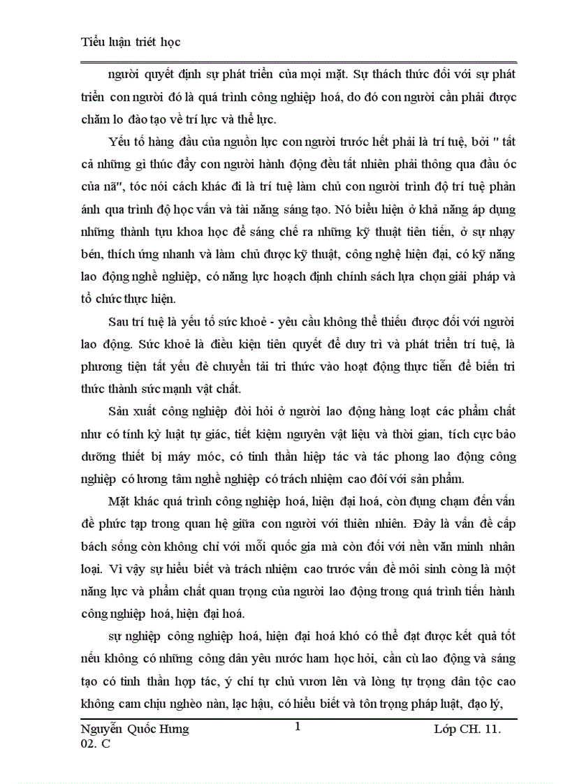 image for page Lý luận của chủ nghĩa Mác Lê nin về con người và vấn đề con người trong sự nghiệp công nghiệp hoá hiện đại hoá đất nước