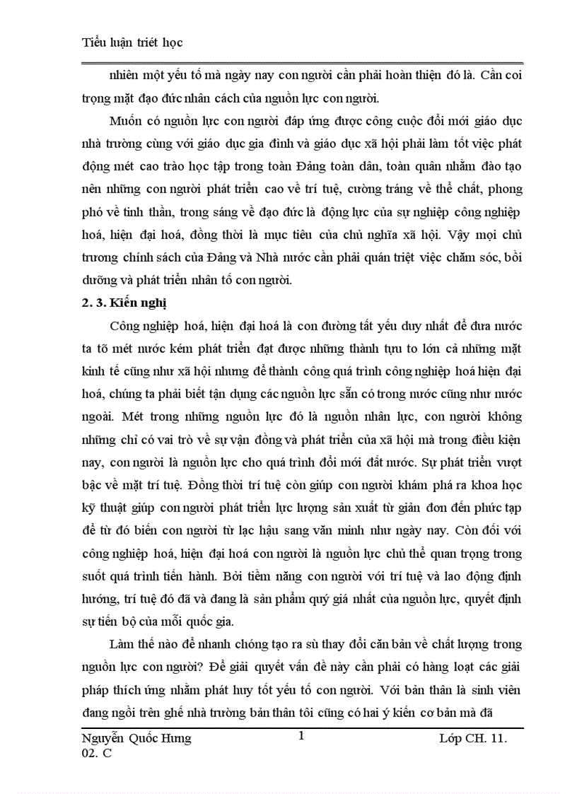 image for page Lý luận của chủ nghĩa Mác Lê nin về con người và vấn đề con người trong sự nghiệp công nghiệp hoá hiện đại hoá đất nước