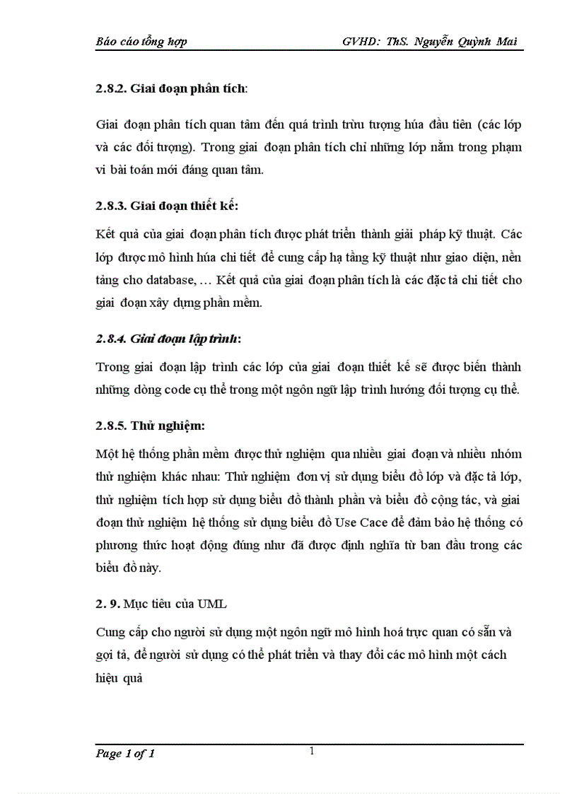 image for page Khái quát về uml