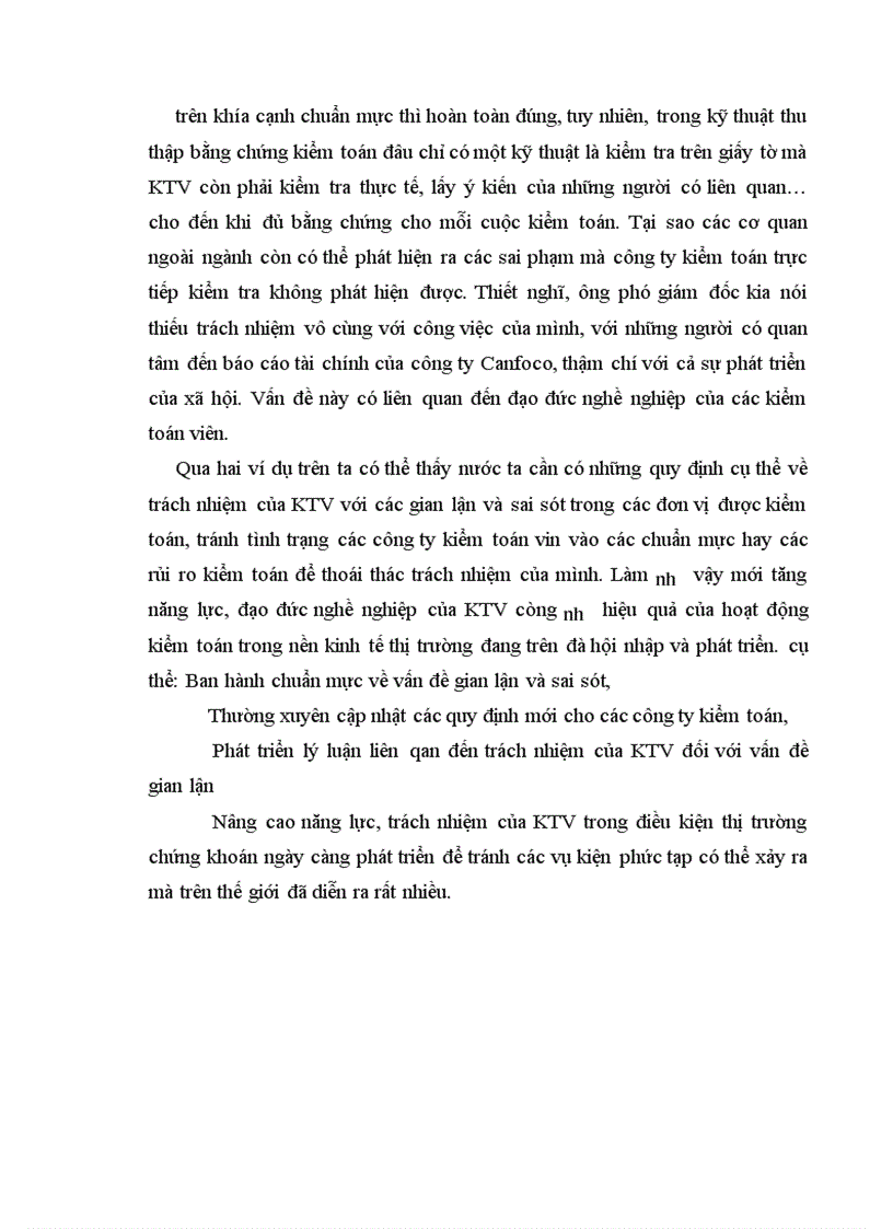 image for page Gian lận và sai sót với trách nhiệm của kiểm toán viên trong kiểm toán 1