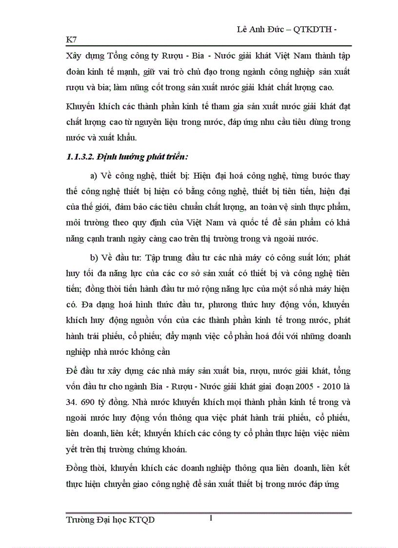 image for page tình hình sản xuất kinh doanh rượu bia nước giải khát ở nước ta và tại công ty Arowine