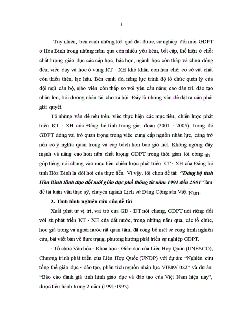 image for page Đảng bộ tỉnh Hòa Bình lãnh đạo đổi mới giáo dục phổ thông từ năm 1991 đến 2001