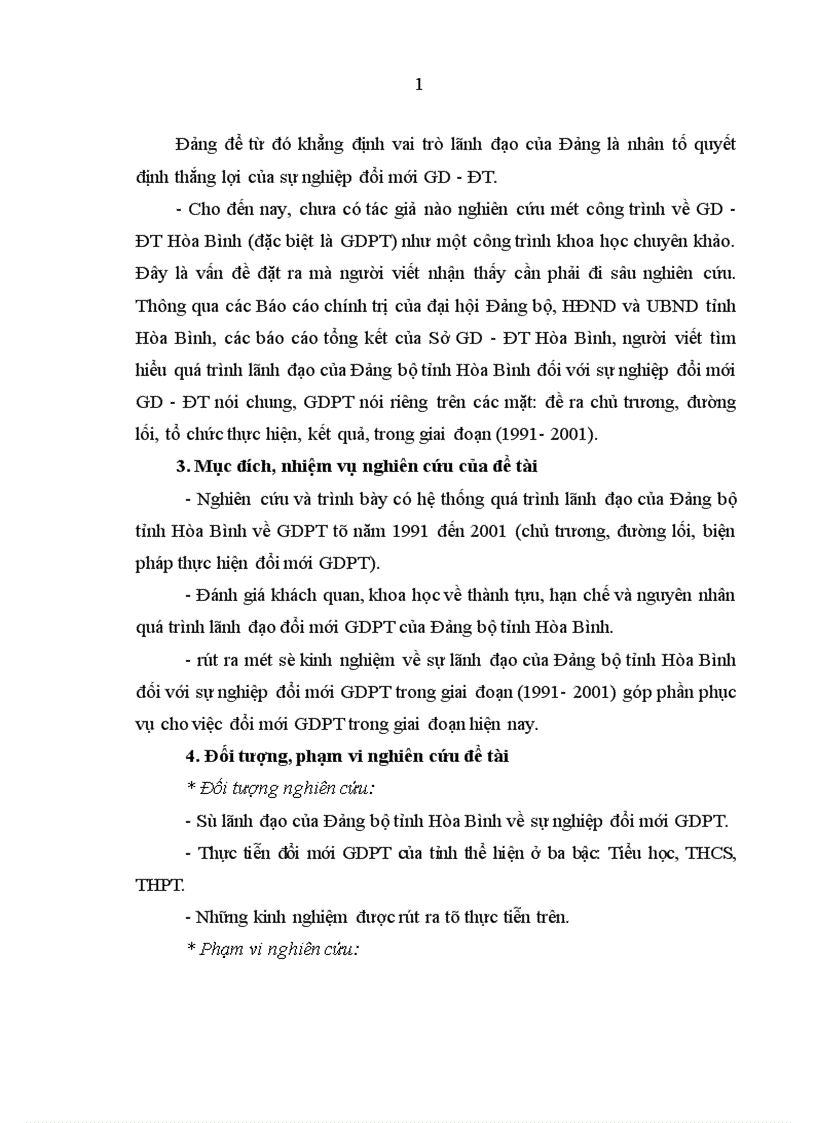 image for page Đảng bộ tỉnh Hòa Bình lãnh đạo đổi mới giáo dục phổ thông từ năm 1991 đến 2001