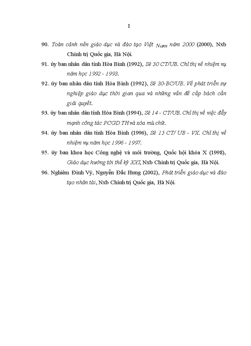 image for page Đảng bộ tỉnh Hòa Bình lãnh đạo đổi mới giáo dục phổ thông từ năm 1991 đến 2001