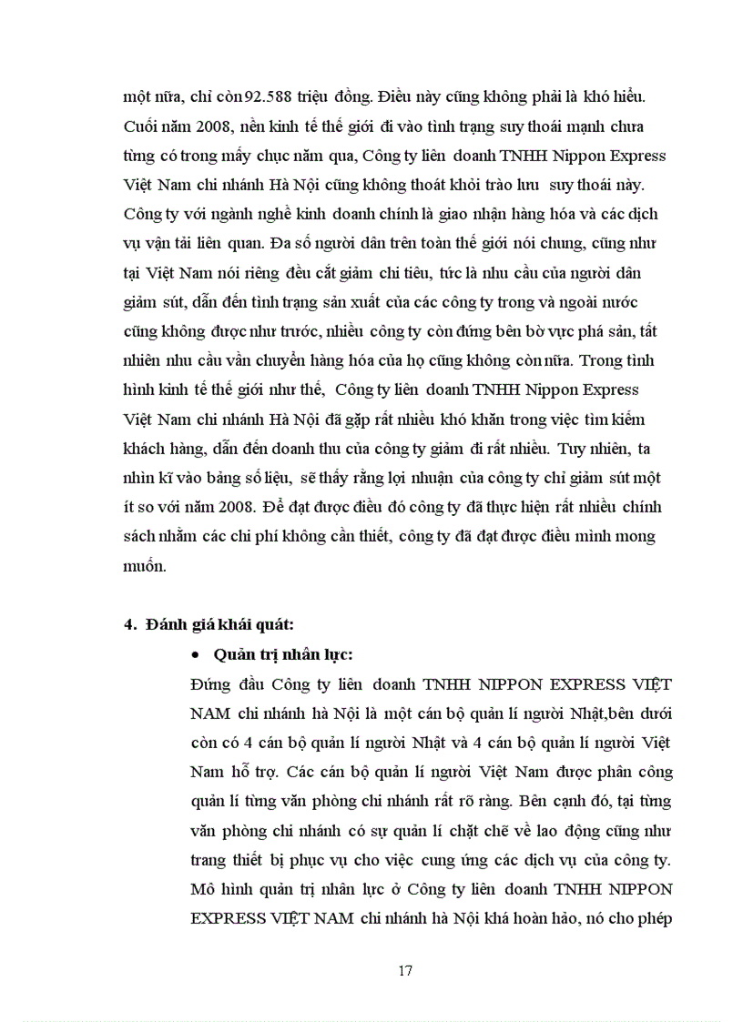 image for page Công ty Liên doanh tnhh Nippon Express Việt nam chi nhánh Hà Nội 1