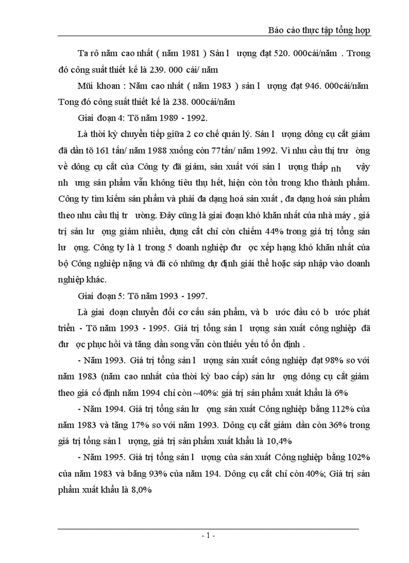 image for page Báo cáo thực tập tổng hợp tại công ty dụng cụ cắt và đo lơường cơ khí