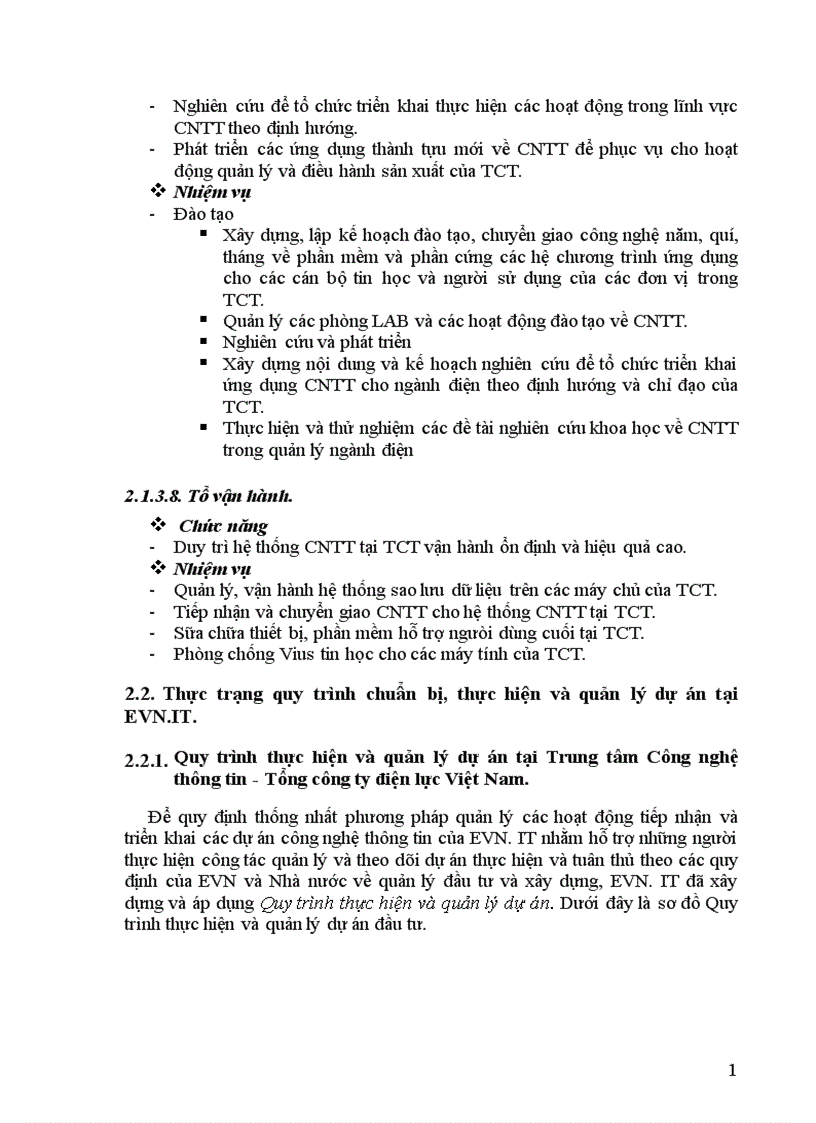 image for page Phương hướng và kiến nghị một số giải pháp nhằm hoàn thiện quy trình chuẩn bị thực hiện và quản lý dự án đầu tư tại Trung tâm Công nghệ thông tin Tổng công ty Điện lực Việt Nam 1