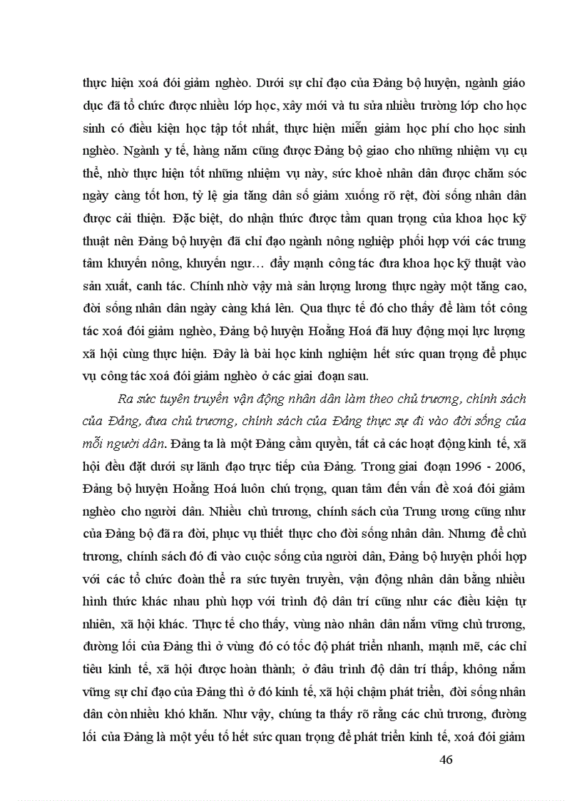 image for page Đảng bộ huyện Hoằng Hoá Thanh Hoá lãnh đạo công tác xoá đói giảm nghèo giai đoạn 1996 2006