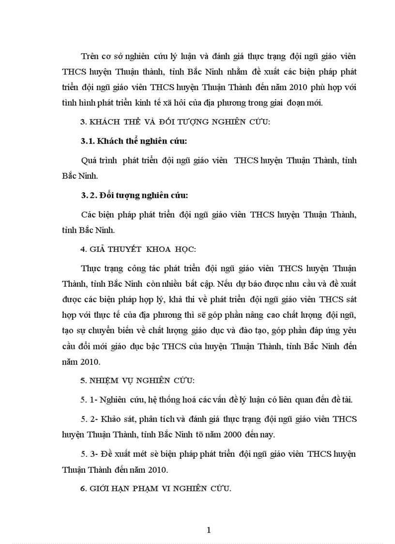 image for page Biện pháp phát triển đội ngũ giáo viên THCS huyện Thuận Thành tỉnh Bắc Ninh giai đoạn 2005 2010