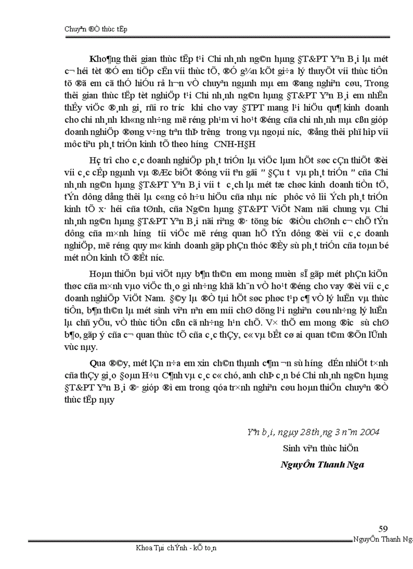 image for page Đánh giá rủi ro trước khi cho vay ĐTPT tại Chi nhánh ngân hàng ĐT PT Yên Bái 1