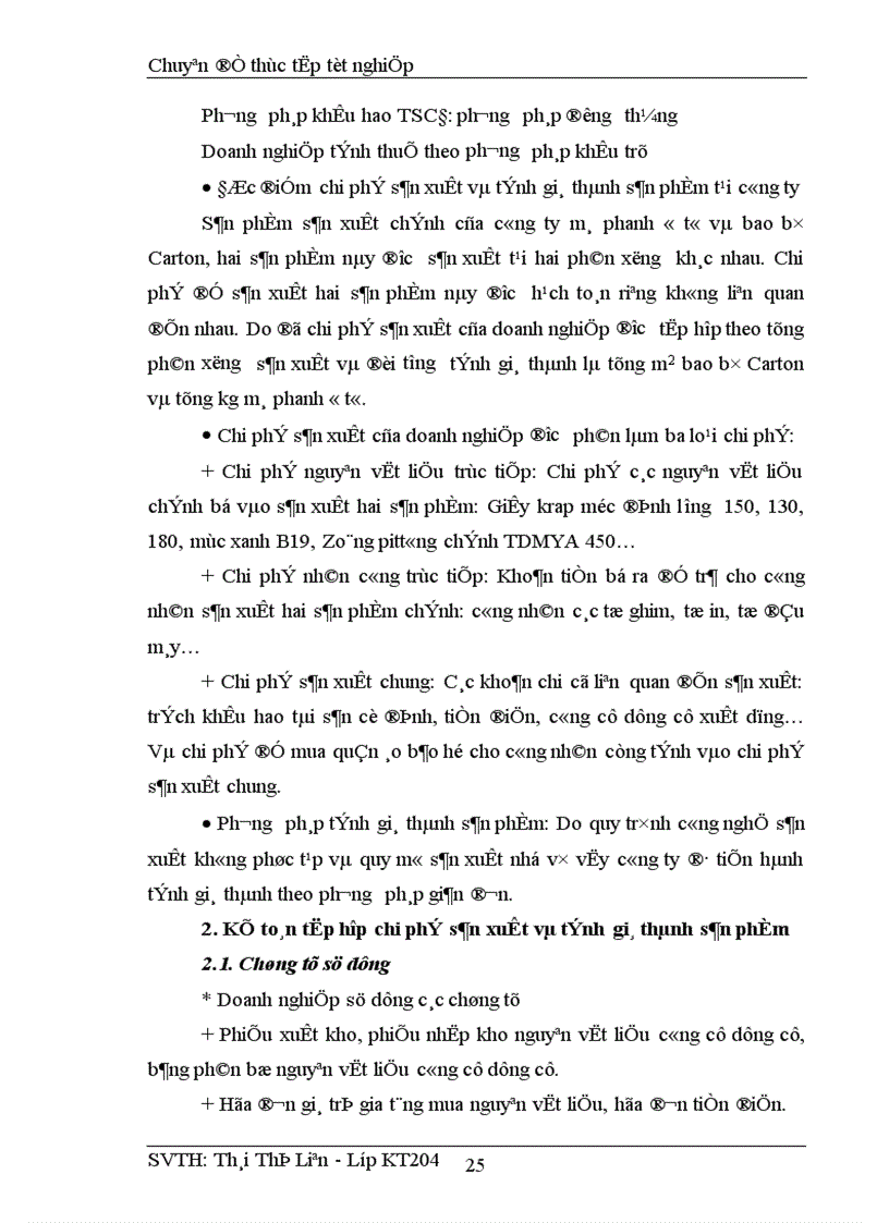 image for page Hoạch toán chi phí sản xuất và tính giá thành sản phẩm 1