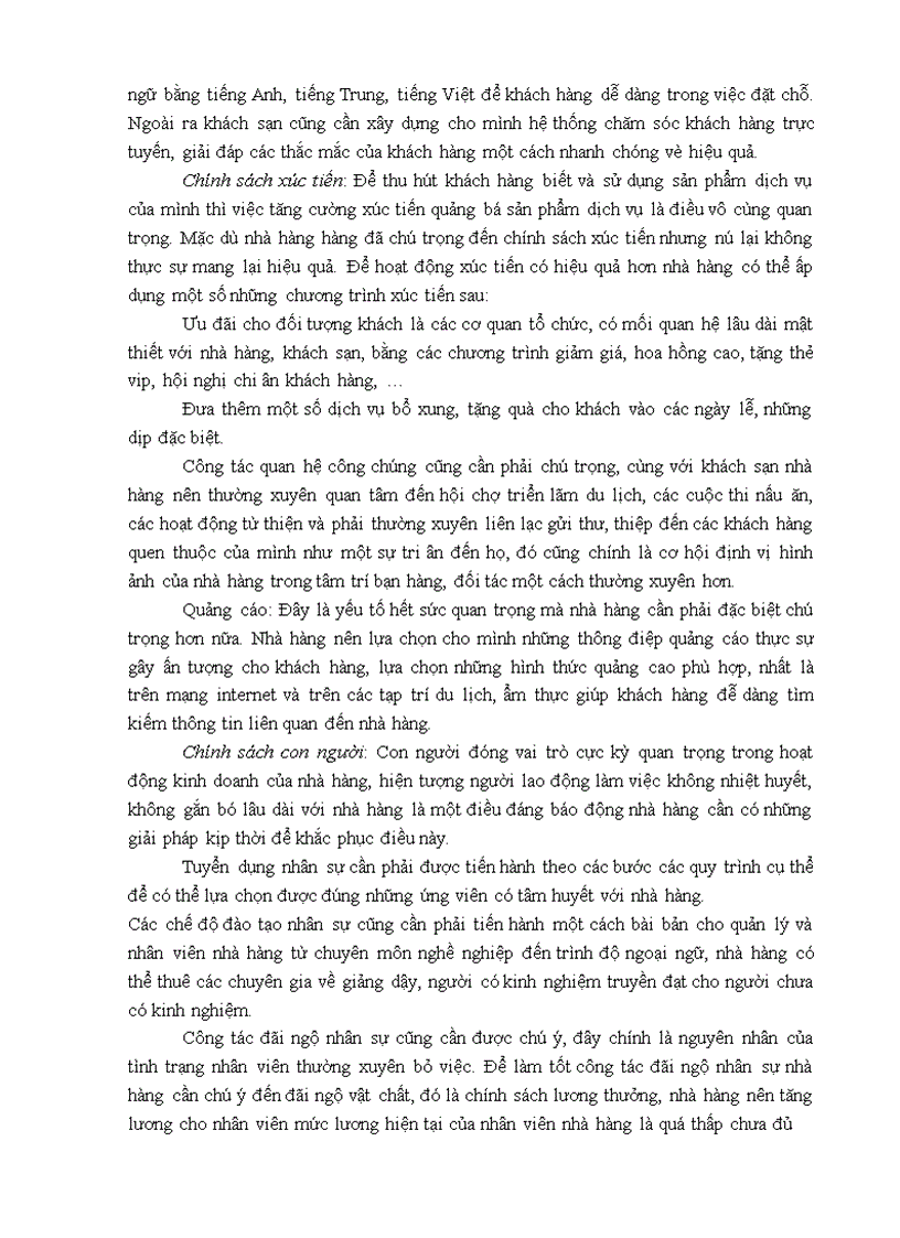 image for page Giải pháp Marketing nhằm thu hút khách hàng cho nhà hàng Á của khách sạn Lake Side Hà Nội