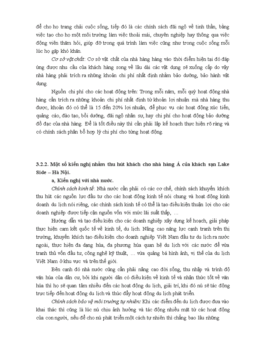 image for page Giải pháp Marketing nhằm thu hút khách hàng cho nhà hàng Á của khách sạn Lake Side Hà Nội