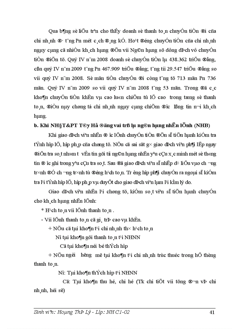 image for page Giải pháp nhằm hoàn thiện nghiệp vụ thanh toán chuyển tiền điện tử tại Ngân hàng đầu tư và phát triển chi nhánh Tây Hồ