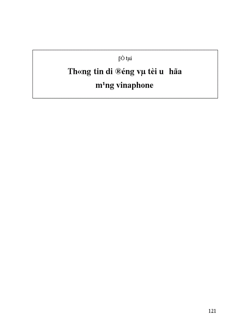 image for page Thông tin di động và tối ưu hóa mạng vinaphone