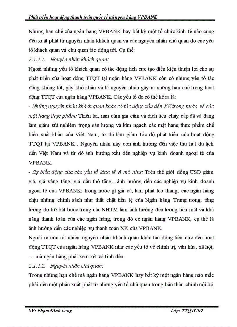 image for page Phát triển hoạt động thanh toán tại Ngân hàng Thương mại Cổ phần các Doanh nghiệp ngoài Quốc doanh VPBANK 1