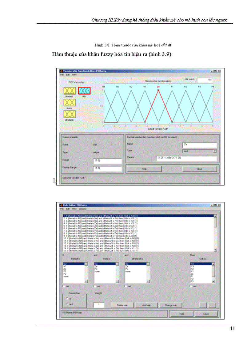 image for page Xây dựng hệ thống điều khiển mờ cho mô hình con lắc ngược
