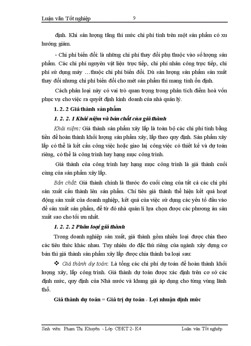 image for page Hoàn thiện công tác kế toán tập hợp chi phí sản xuất và tính giá thành sản phẩm xây lắp tại Xí nghiệp xây lắp H36 Công ty xây lắp hoá chất 1