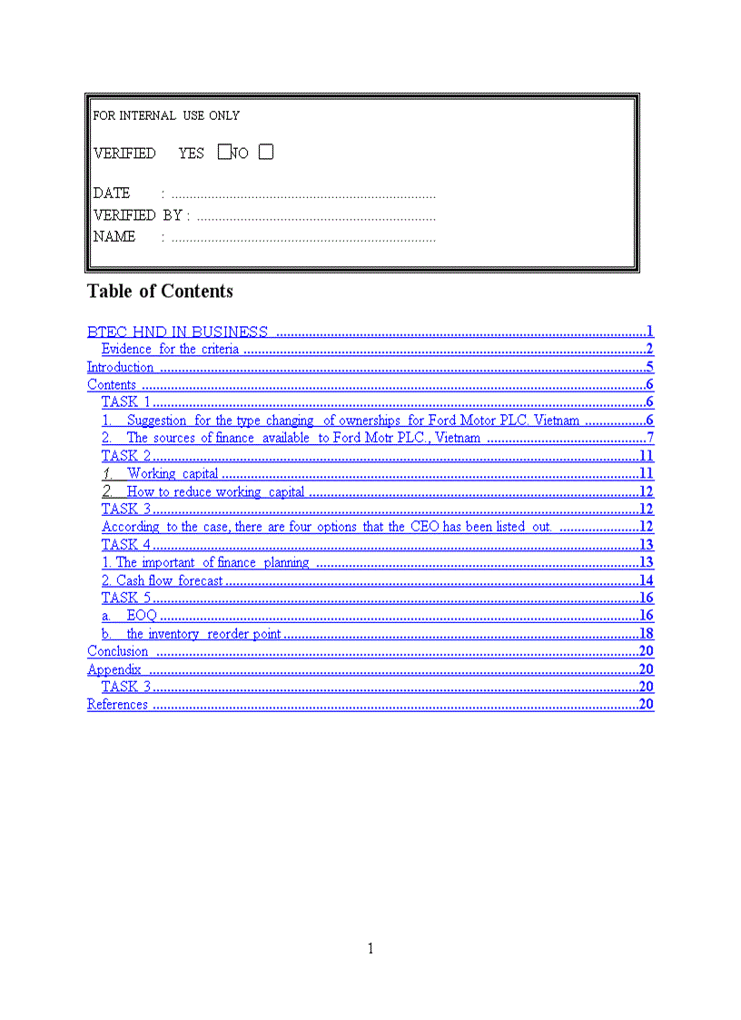 image for page National economics university BTEC HND in business