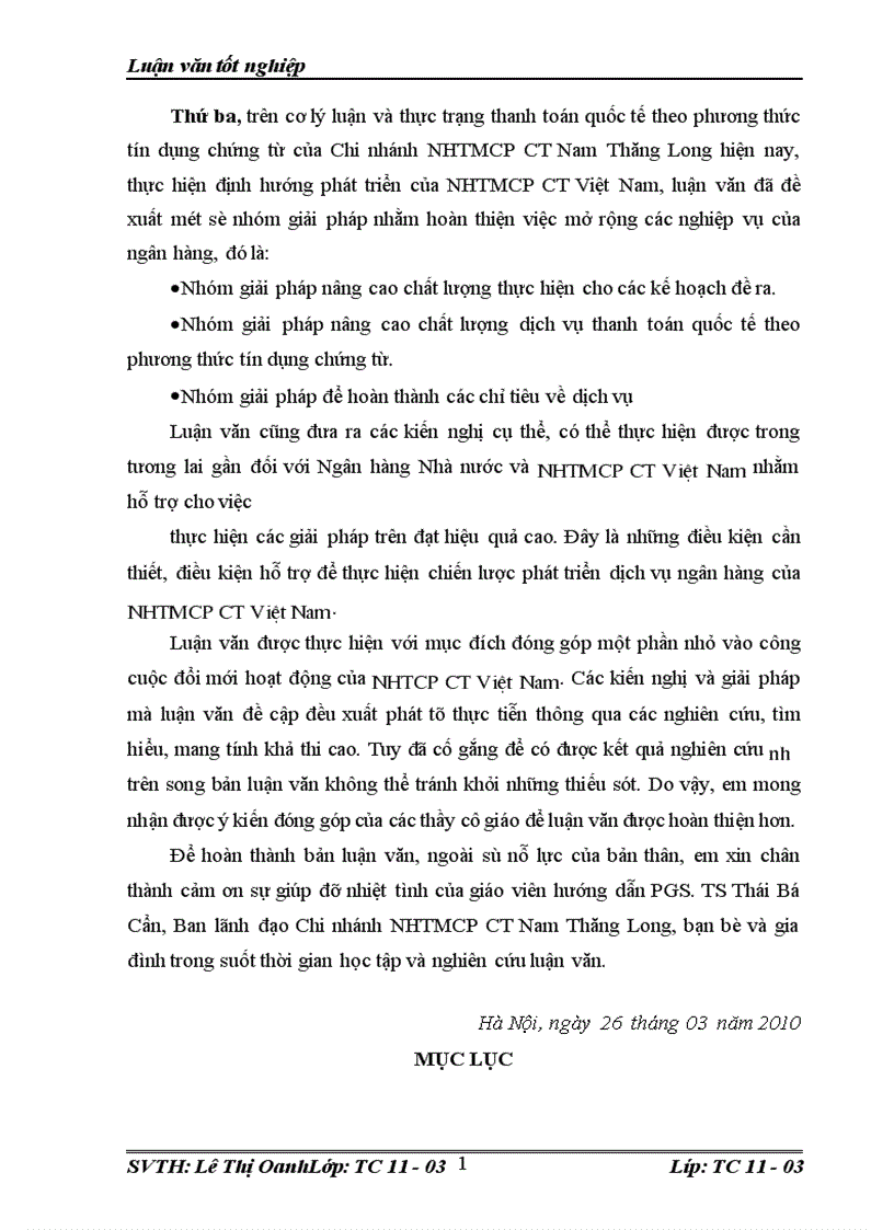 image for page Mở rộng hoạt động thanh toán quốc tế theo phương thức tín dụng chứng từ tại NHTM Cổ Phần Công Thương Việt Nam Chi nhánh Nam Thăng Long 1
