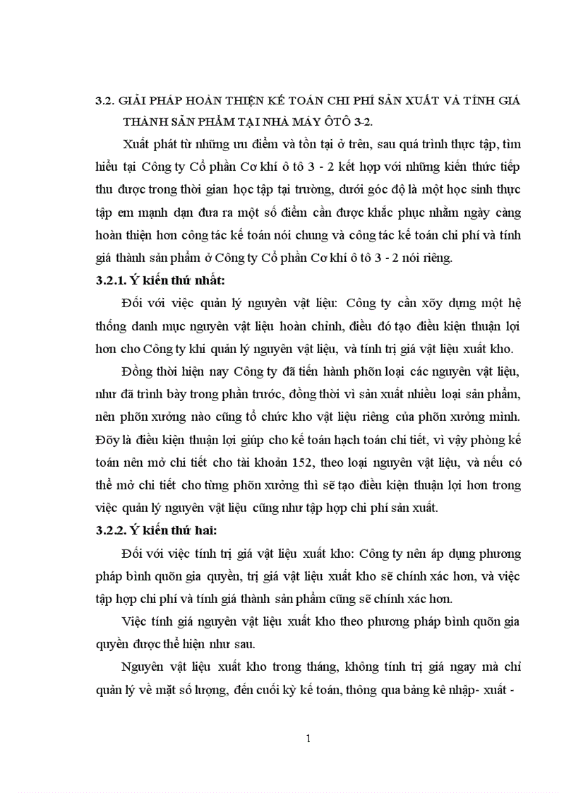 image for page Hoàn thiện kế toán tập hợp chi phí sản xuất và tính giá thành sản phẩm tại Công ty Cổ phần Cơ khí ô tô 3 2 1