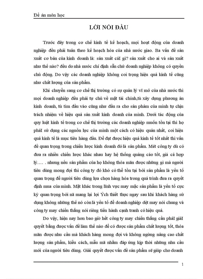 image for page Sản phẩm dệt may xét từ góc độ marketing và các giải pháp về sản phẩm trong hoạt động marketing của công ty may chiến thắng 1