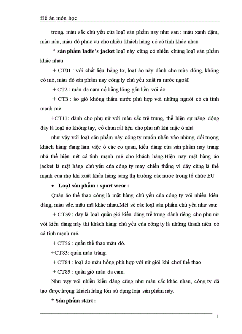 image for page Sản phẩm dệt may xét từ góc độ marketing và các giải pháp về sản phẩm trong hoạt động marketing của công ty may chiến thắng 1