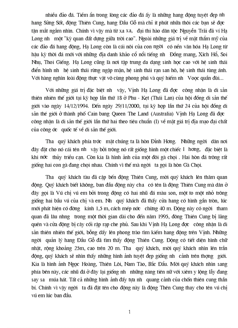 image for page Báo cáo thực tập tại công ty du lịch quốc tế Đồng Thái