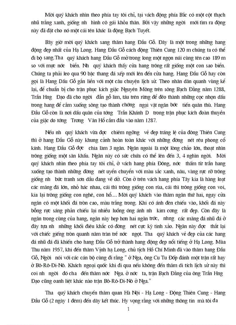 image for page Báo cáo thực tập tại công ty du lịch quốc tế Đồng Thái