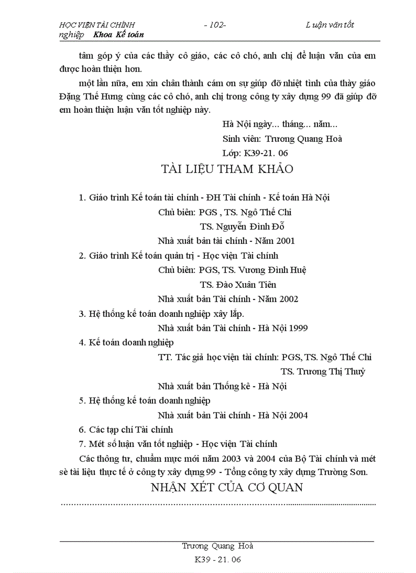 image for page Tổ chức công tác kế toán tập hợp chi phí và tính giá thành sản phẩm xây lắp tại công ty xây dựng 99 1