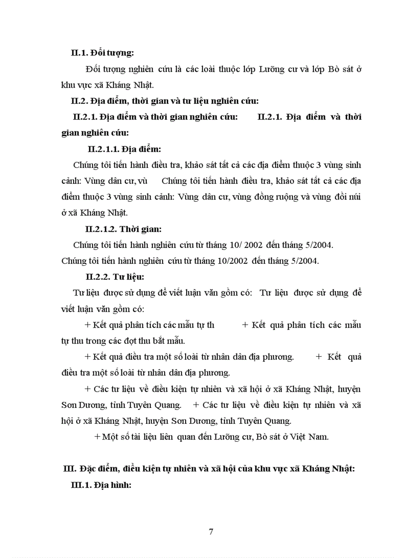 image for page Bước đầu nghiên cứu khu hệ Lưỡng cư Bò sát ở xã Kháng Nhật huyện Sơn Dương tỉnh Tuyên Quang