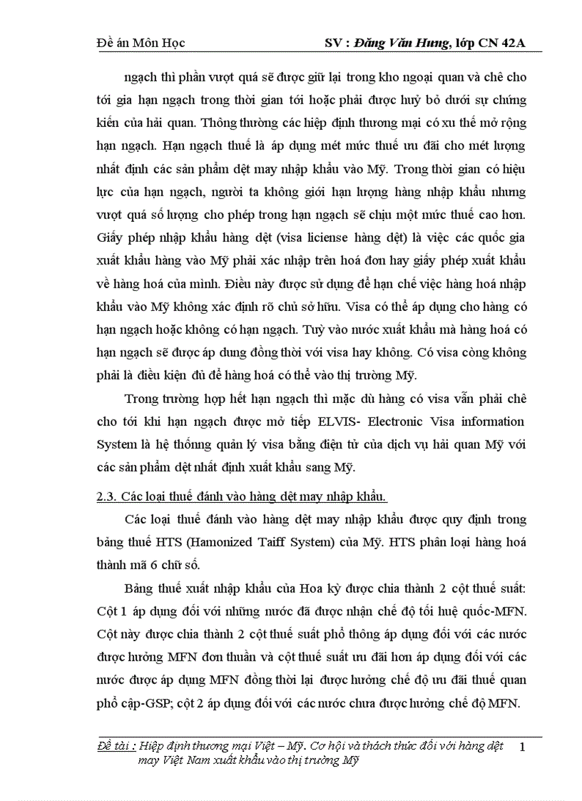 image for page Hiệp định thương mại Việt Mỹ Cơ hội và thách thức đối với hàng dệt may Việt Nam xuất khẩu vào thị trường Mỹ