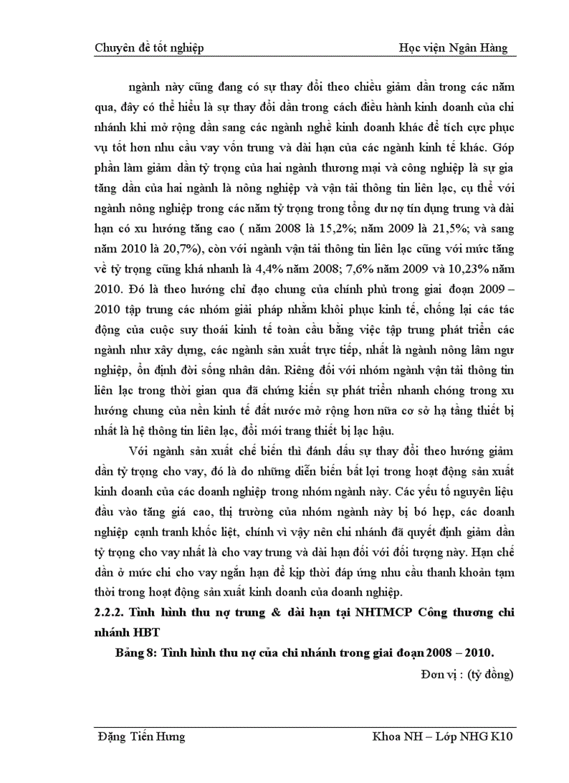 image for page Giải pháp nâng cao hiệu quả tín dụng trung dài hạn tại NHTMCP Công Thương Việt Nam chi nhánh Hai Bà Trưng