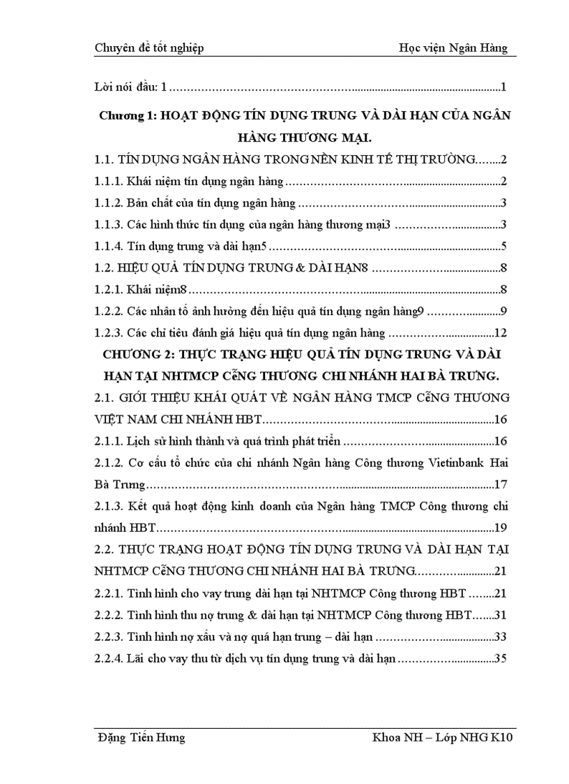 image for page Giải pháp nâng cao hiệu quả tín dụng trung dài hạn tại NHTMCP Công Thương Việt Nam chi nhánh Hai Bà Trưng