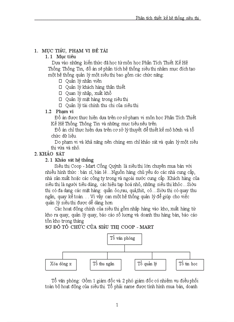 image for page Phân tích thiết kế hệ thống siêu thị