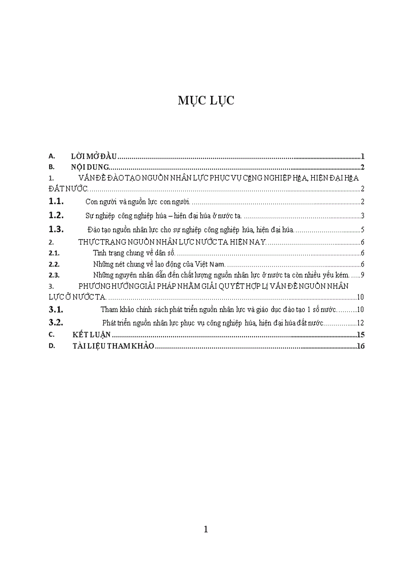 image for page Đào tạo nguồn nhân lực phục vụ công nghiệp hóa hiện đại hóa đất nước