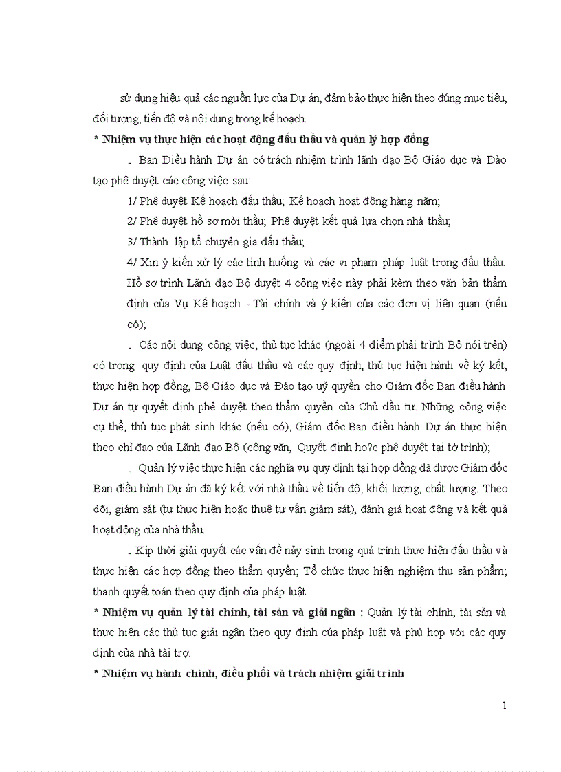 image for page Một số giải pháp đề xuất nhằm hoàn thiện công tác quản lý Dự án Phát triển giáo dục Trung học Cơ sở II CPCU Bộ Giáo dục và Đào tạo trong giai đoạn 2010 2012