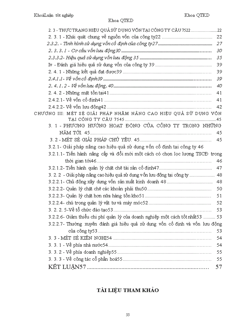 image for page Một số vấn đề về vốn và nâng cao hiệu quả sử dụng vốn tại Công ty cầu 75 thuộc Tổng công ty công trình giao giao thông 8 Bộ Giao Thông Vận tải 1
