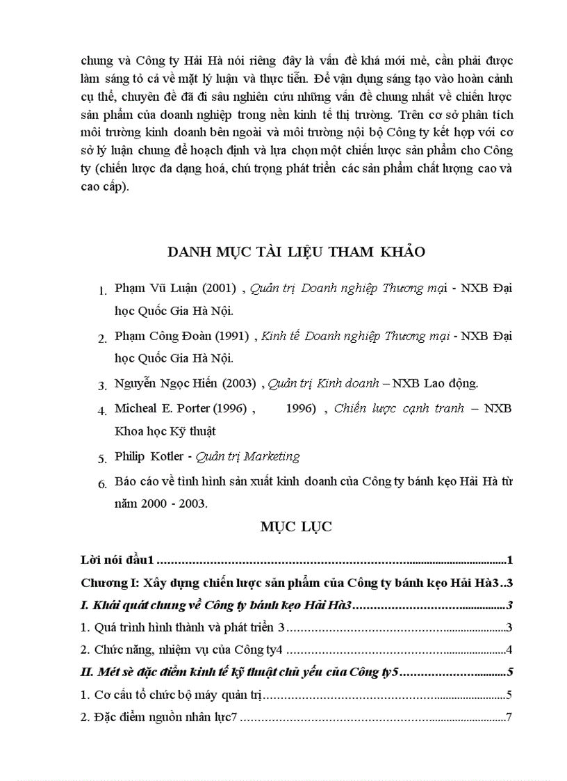 image for page Hoạch định chiến lược cạnh tranh cho Công ty bánh kẹo Hải Hà 1