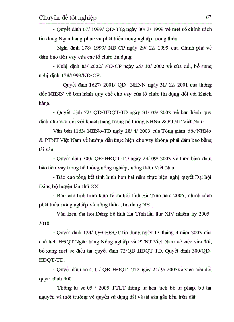 image for page Giải pháp nhằm nâng cao chất lượng tín dụng đối với hộ sản xuất tại NHNo PTNT huyện Hương Khê tỉnh Hà Tĩnh 1