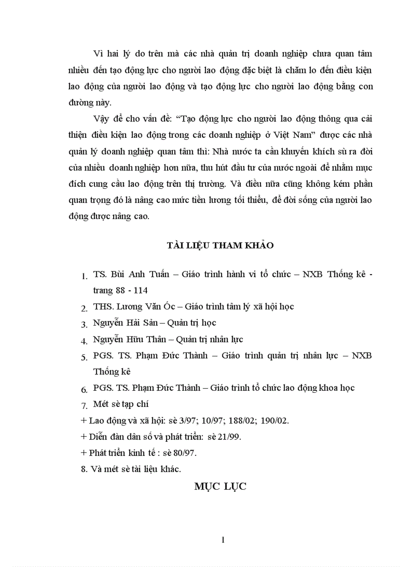 image for page Tạo động lực cho người lao động thông qua cải thiện điều kiện điều kiện làm việc trong các Doanh nghiệp Việt Nam 1