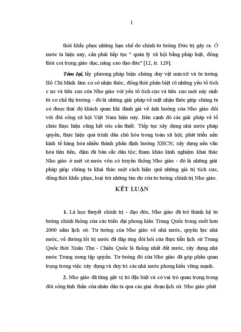 image for page Tư tưởng chính trị cơ bản của Nho giáo và ảnh hưởng của nó đối với sự nghiệp đổi mới ở Việt Nam hiện nay