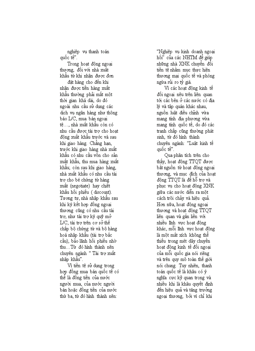 image for page Mở rộng hoạt động thanh toán quốc tế theo phương thức tín dụng chứng từ tại NHTM Cổ Phần Công Thương Việt Nam Chi nhánh Nam Thăng Long 1