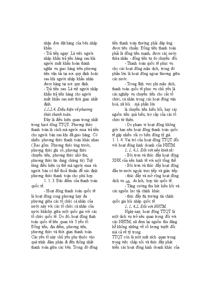 image for page Mở rộng hoạt động thanh toán quốc tế theo phương thức tín dụng chứng từ tại NHTM Cổ Phần Công Thương Việt Nam Chi nhánh Nam Thăng Long 1