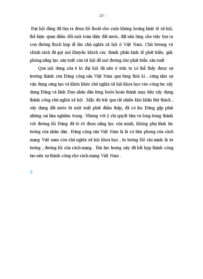 image for page Tìm hiểu về sự vận dụng sang tạo và phát triển chủ nghĩa xã hội khoa học của ĐCSVN trước thời kì đổi mới 1986