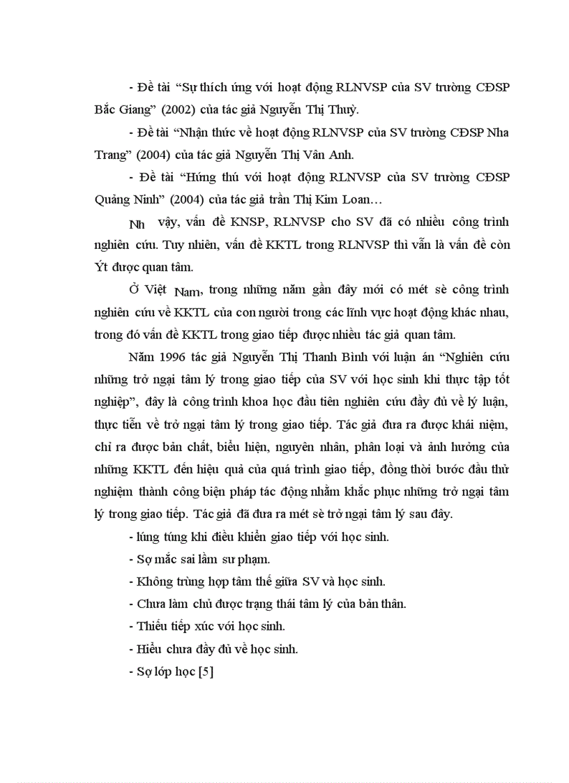 image for page Một số khó khăn tâm lý trong hoạt động rèn luyện nghiệp vụ Sư phạm của sinh viên trường ĐHSPHN 2 1